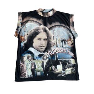 Vintage The Doors Jim Morrison Hotel  Boot Sleeveless T-Shirt Empire  20x24